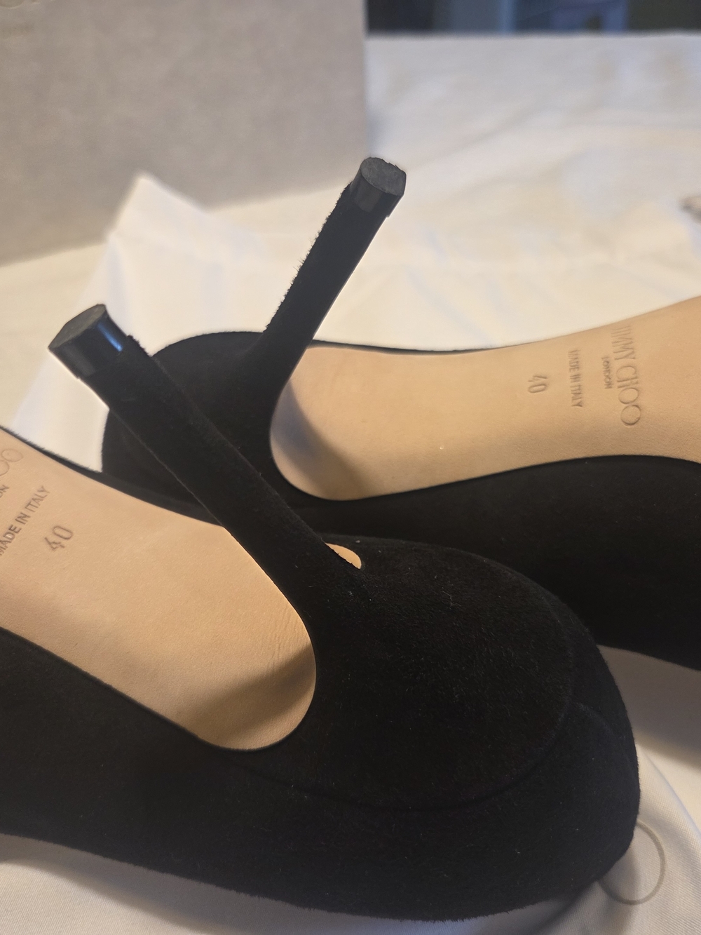 Jimmy Choo Black Pointed Toe Pump - Elegant Women's Heel - Picture 5 of 5